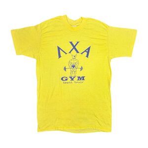 Vintage Stedman Lambda Chi Alpha Fraternity Gym Crew Neck Tee - Size Large
